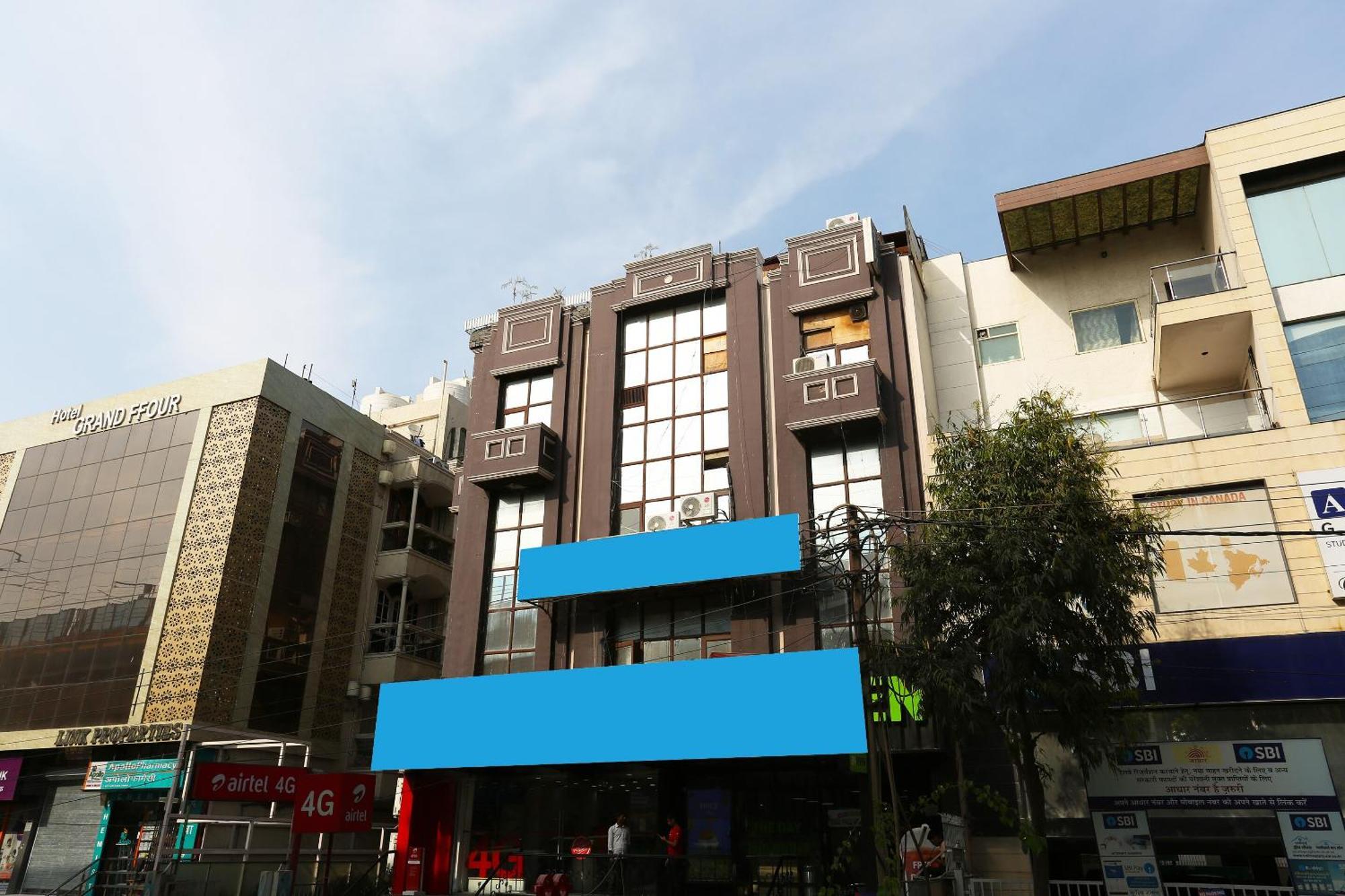 Oyo Flagship Hotel F Five Nuova Delhi Esterno foto